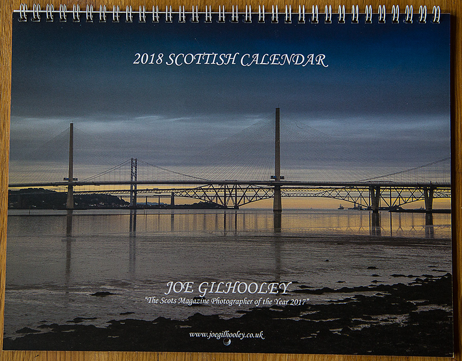 2018 Scottish Calendar - The Cover - Queensferry Crossing
