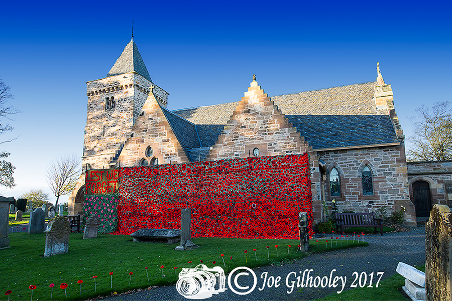 Aberlady Parish Church - Poppies Display
