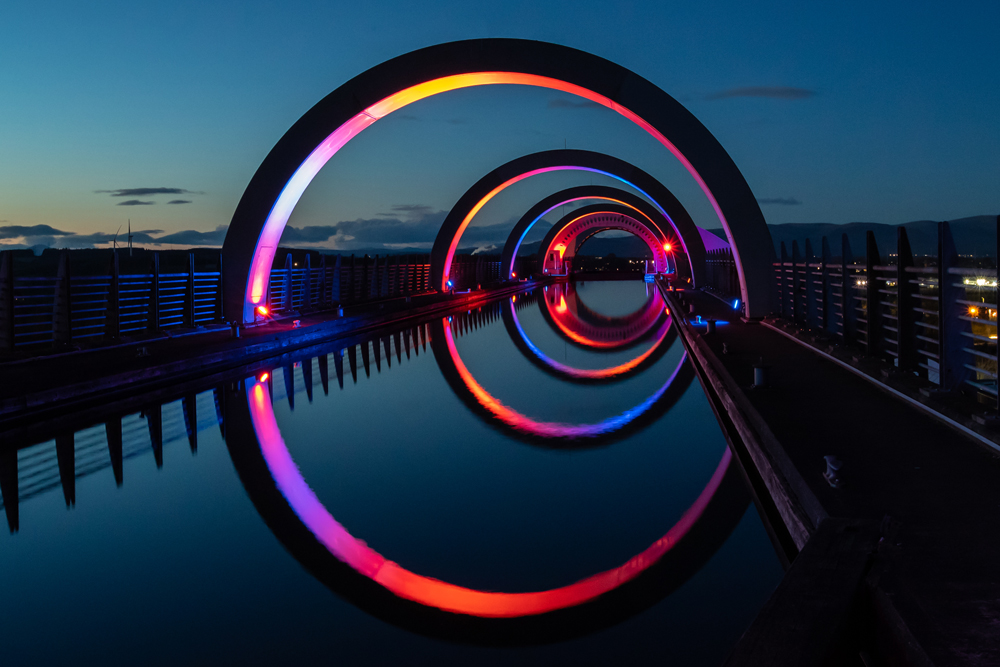 Landscapes - Man Made Scotland by Night