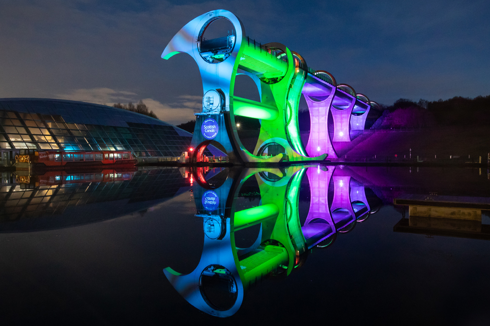 Landscapes - Man Made Scotland by Night