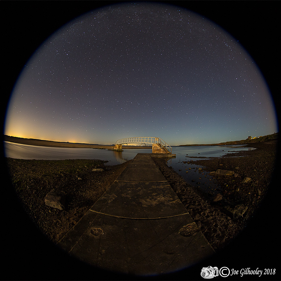 Belhaven Bridge Star single shot with a fisheye lens