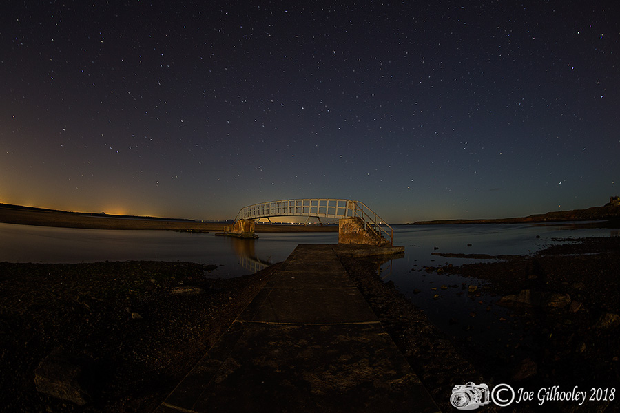Belhaven Bridge Star single shot with a fisheye lens