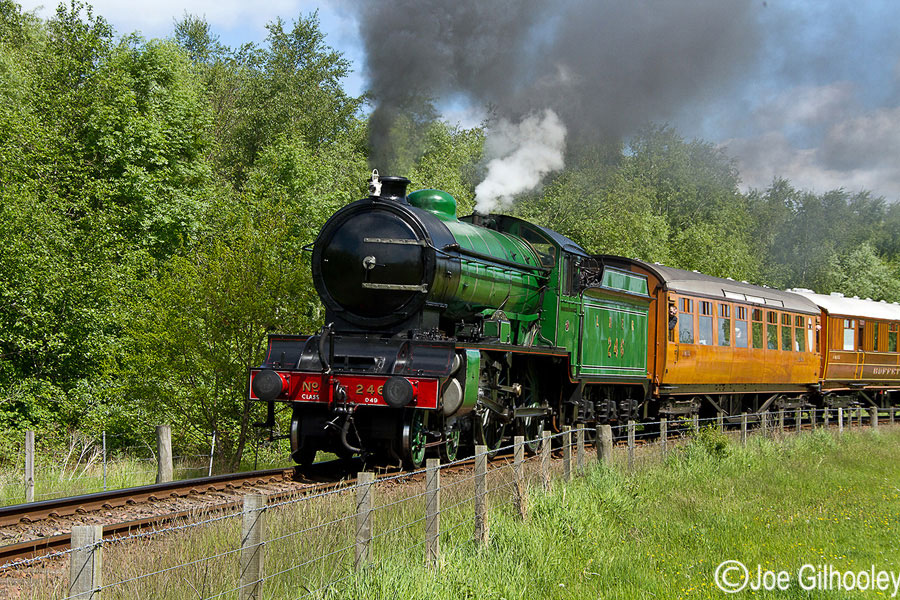 Bo'ness & Kinneil Railway - Steam Train - vintage carriages day. Found a cracking new spot on line for photography