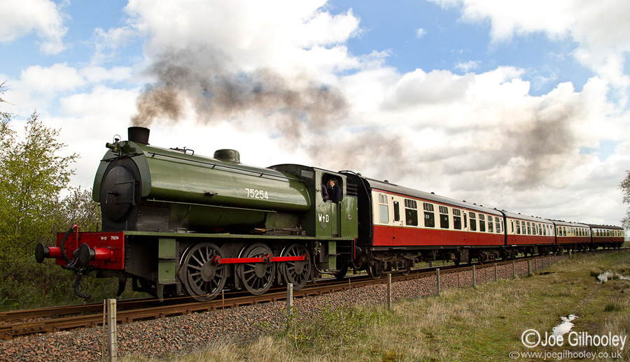 Steam Train on Bo'ness & Kinneil Railway