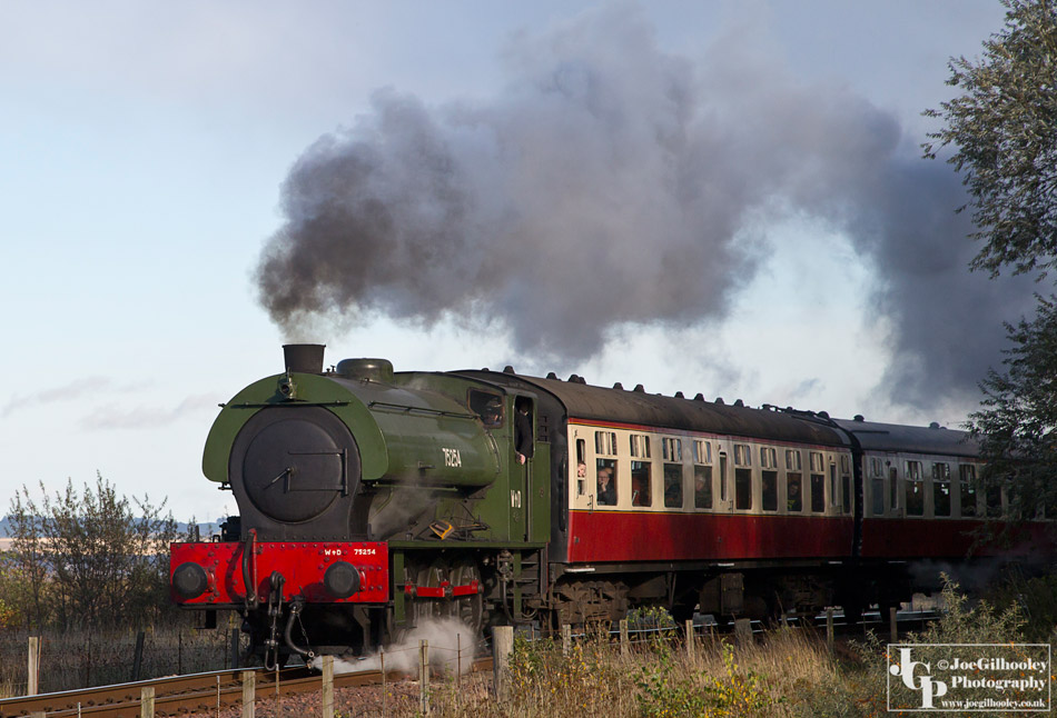 Steam Train on Bo'ness & Kinneil Railway