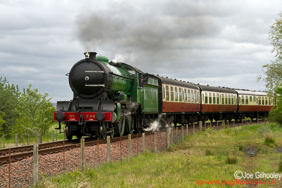 Morayshire Steam Train on Bo'ness & Kinneil Railway