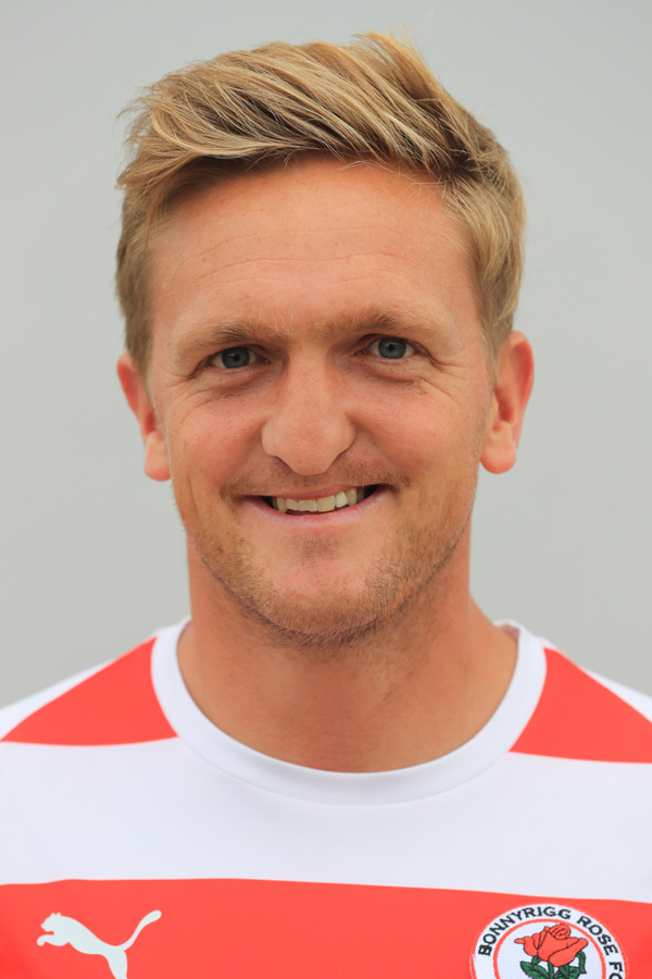 Bonnyrigg Rose Team Photos Defender Dean Brett
