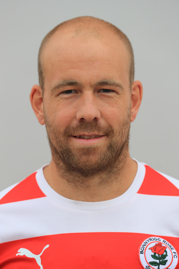 Bonnyrigg Rose Team Photos Midfielder Lee Currie