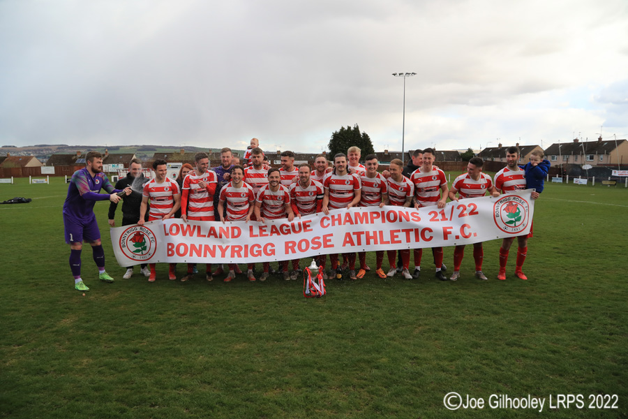 Bonnyrigg Rose Lowland League Champions 2021/22 season Bonnyrigg Rose Lowland League Champions 2021/22 season