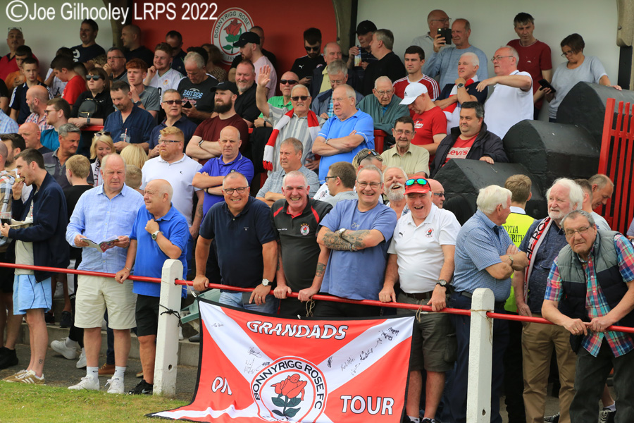 Bonnyrigg Rose v Hibernian Crowd Scenes