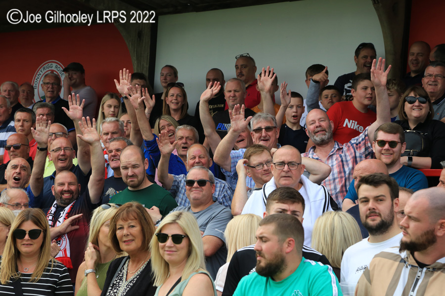 Bonnyrigg Rose v Hibernian Crowd Scenes