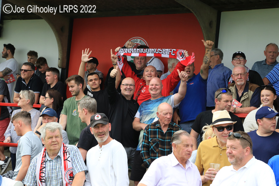 Bonnyrigg Rose v Hibernian Crowd Scenes