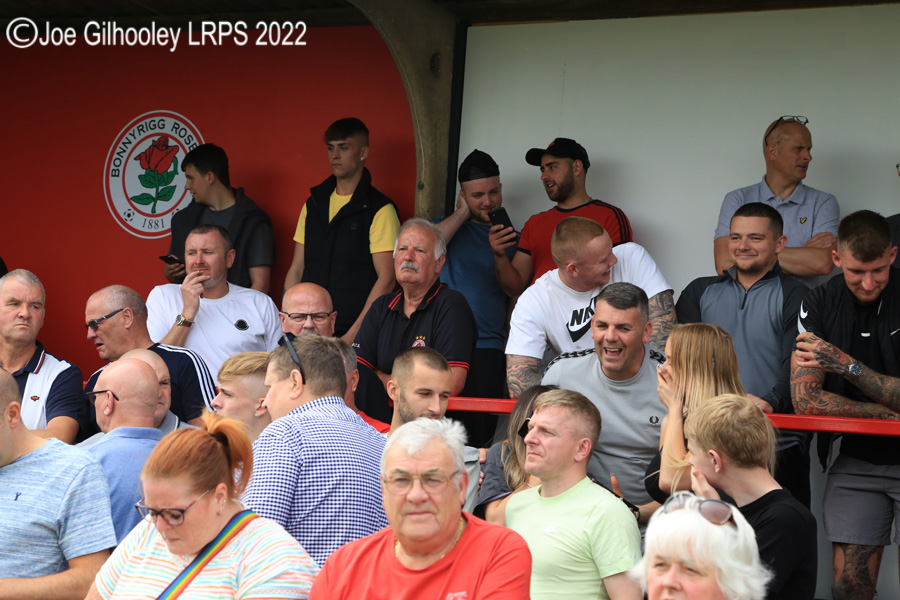 Bonnyrigg Rose v Hibernian Crowd Scenes