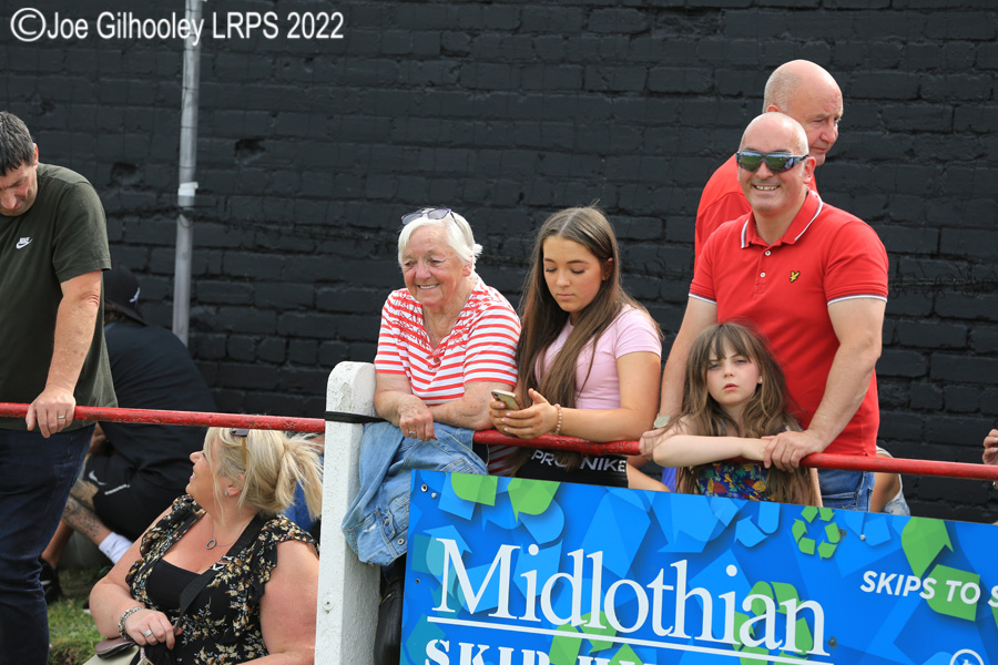 Bonnyrigg Rose v Hibernian Crowd Scenes