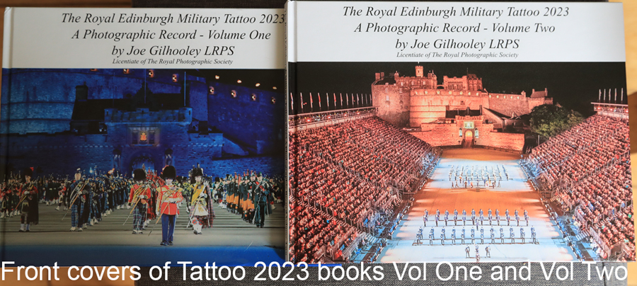 Royal Edinburgh Military Tattoo 2023 Photo Books Vol One and Vol Two
