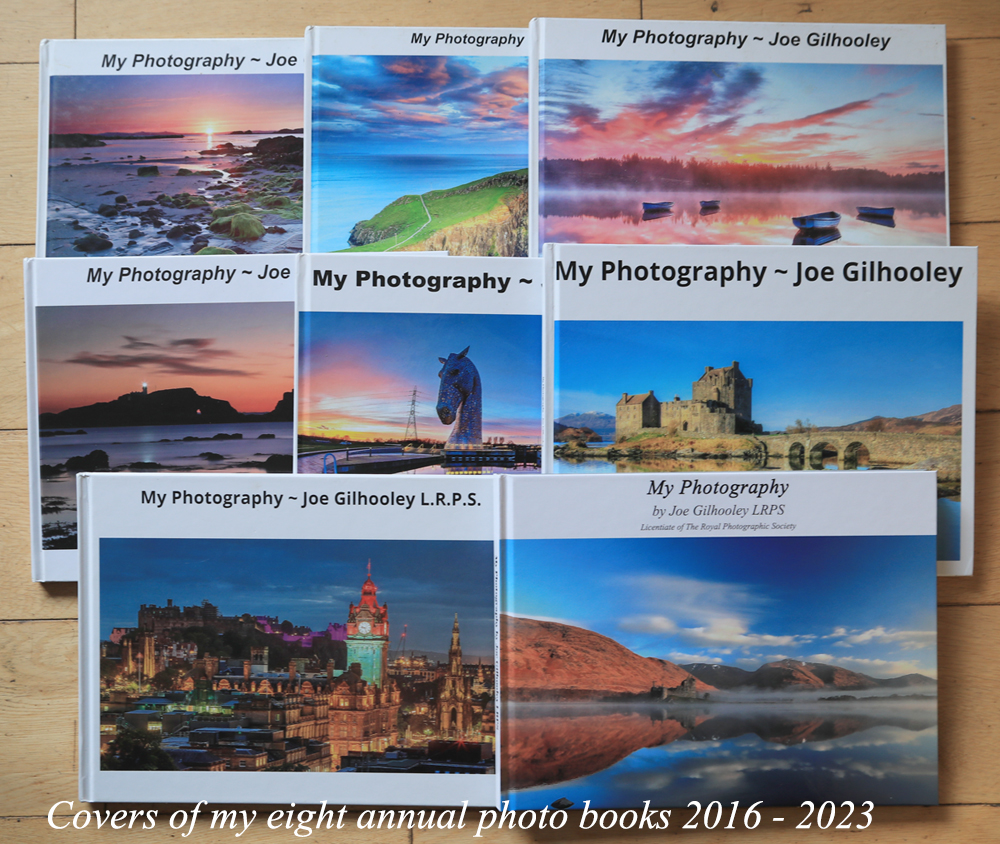My Photography Books Editions one to eight