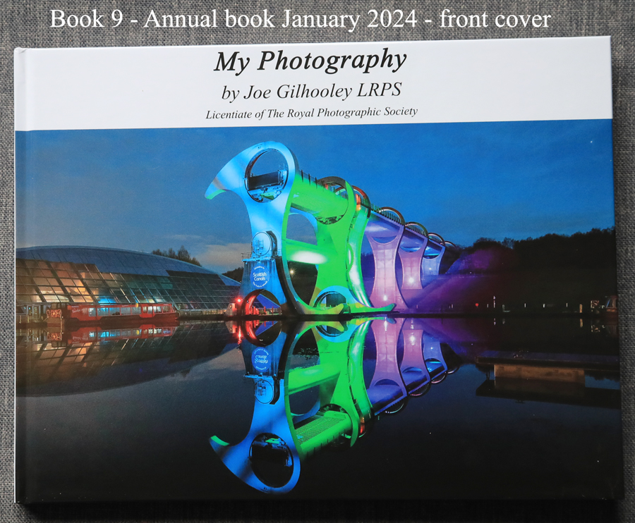 My Photography Book - 9th Edition January 2024 - the front cover