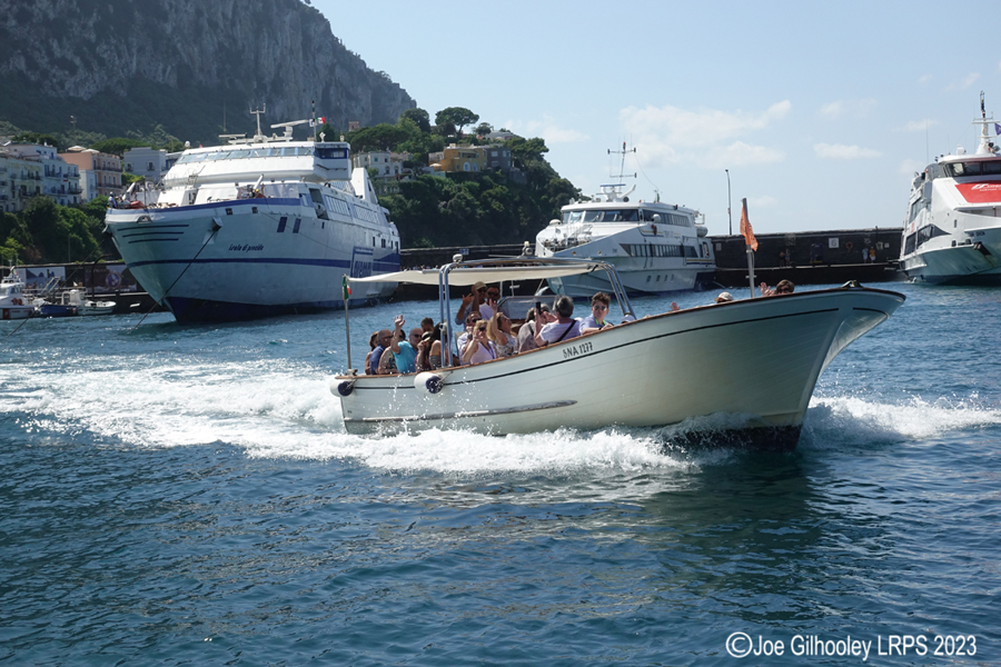 Island of Capri Boat around the Island Excursion