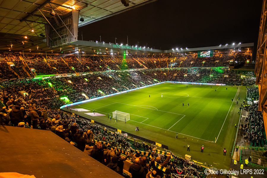 Celtic Park - light show 

