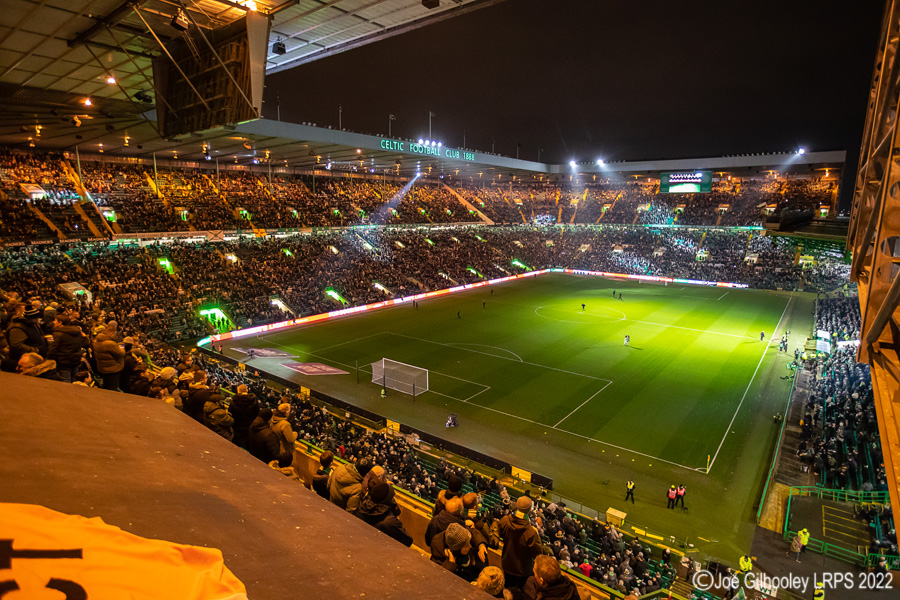 Celtic Park - light show 

