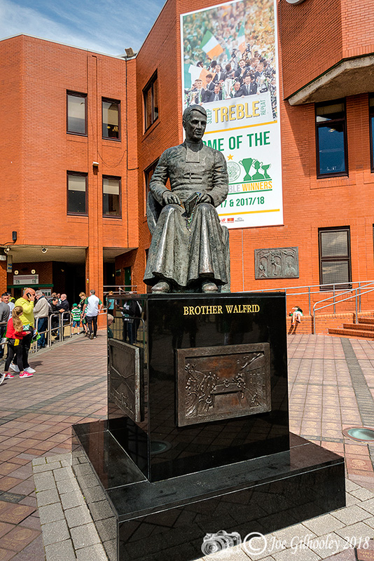 Celtic Park - Brother Walfrid statue