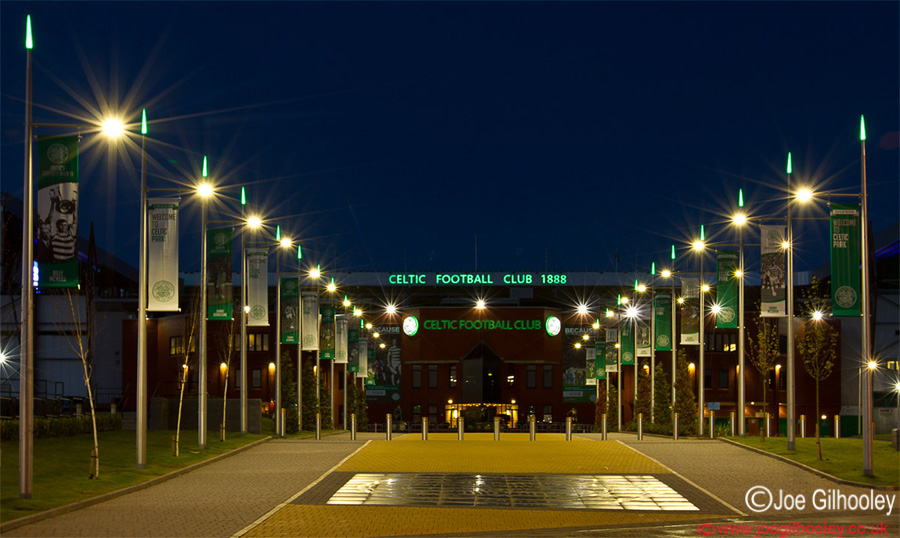 Celtic Park - The Celtic Way by Night