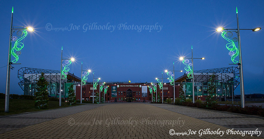 Celtic Park and The Celtic Way Christmas Lights