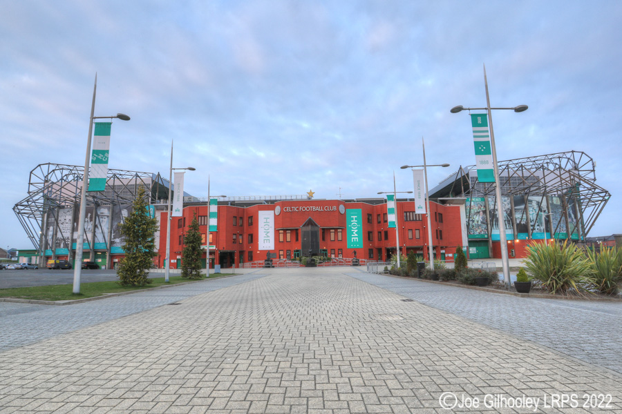 Celtic Park from The Celtic Way