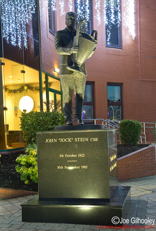 Celtic Park The Cetic Way - Jock Stein Statue