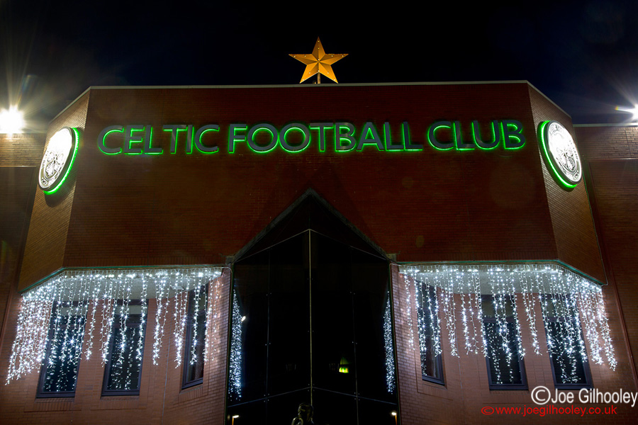 Celtic Park - The Christmas Star above main door 