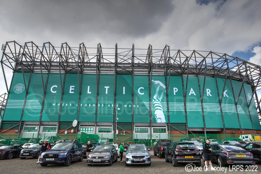 Celtic Park on League Flag Day