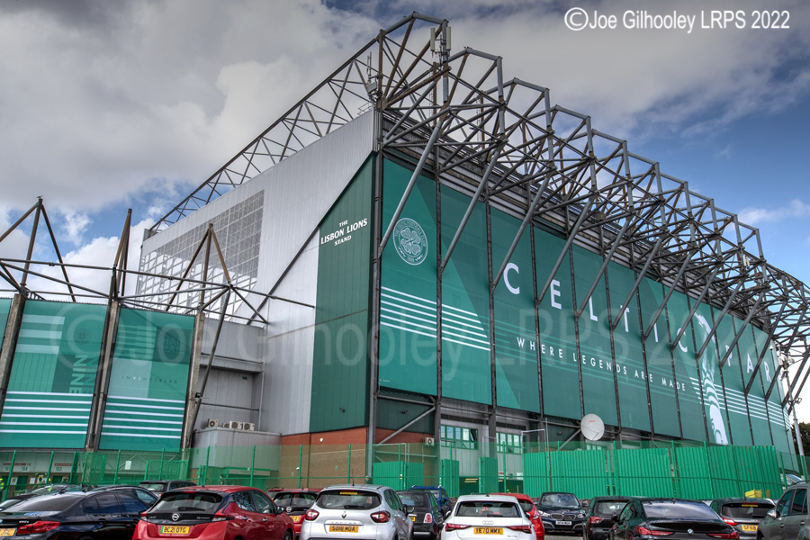 Celtic Park on League Flag Day