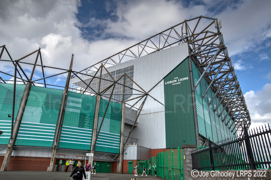 Celtic Park on League Flag Day