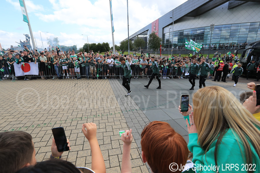 Celtic Park on League Flag Day