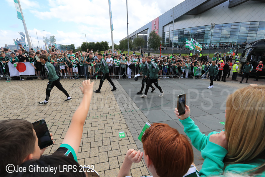 Celtic Park on League Flag Day