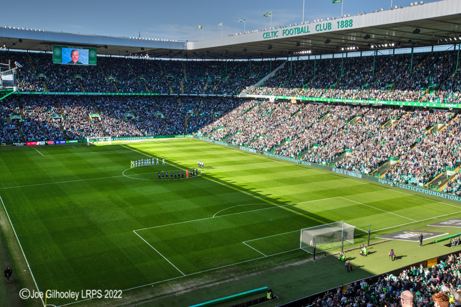 Inside Celtic Park on a Beautiful March Day