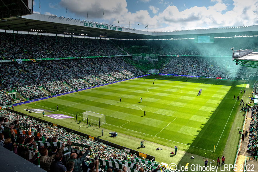 Celtic Park - a noon kick off v Rangers 1st May 2022
