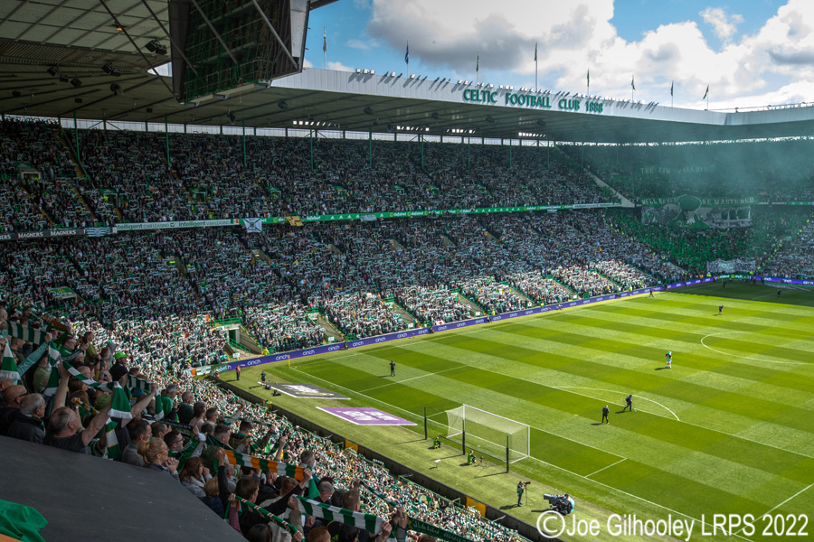 Celtic Park - a noon kick off v Rangers 1st May 2022
