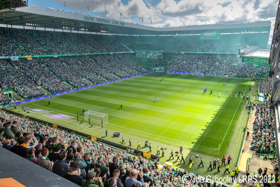 Celtic Park - a noon kick off v Rangers 1st May 2022
