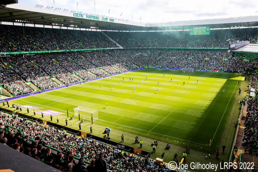 Celtic Park - a noon kick off v Rangers 1st May 2022
