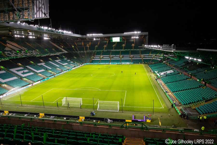 Celtic Park two hours before kick off 