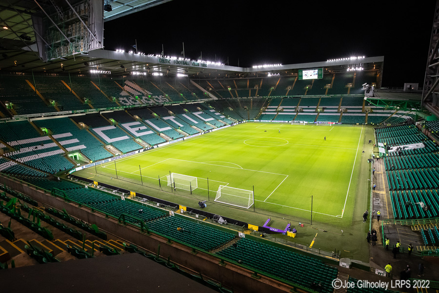 Celtic Park two hours before kick off 