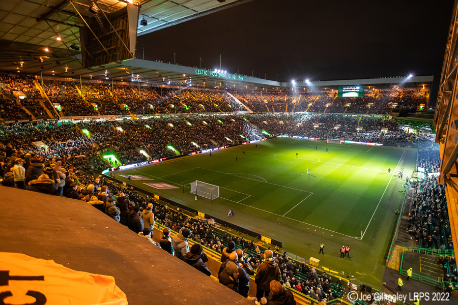 Celtic Park - light show v St Mirren
