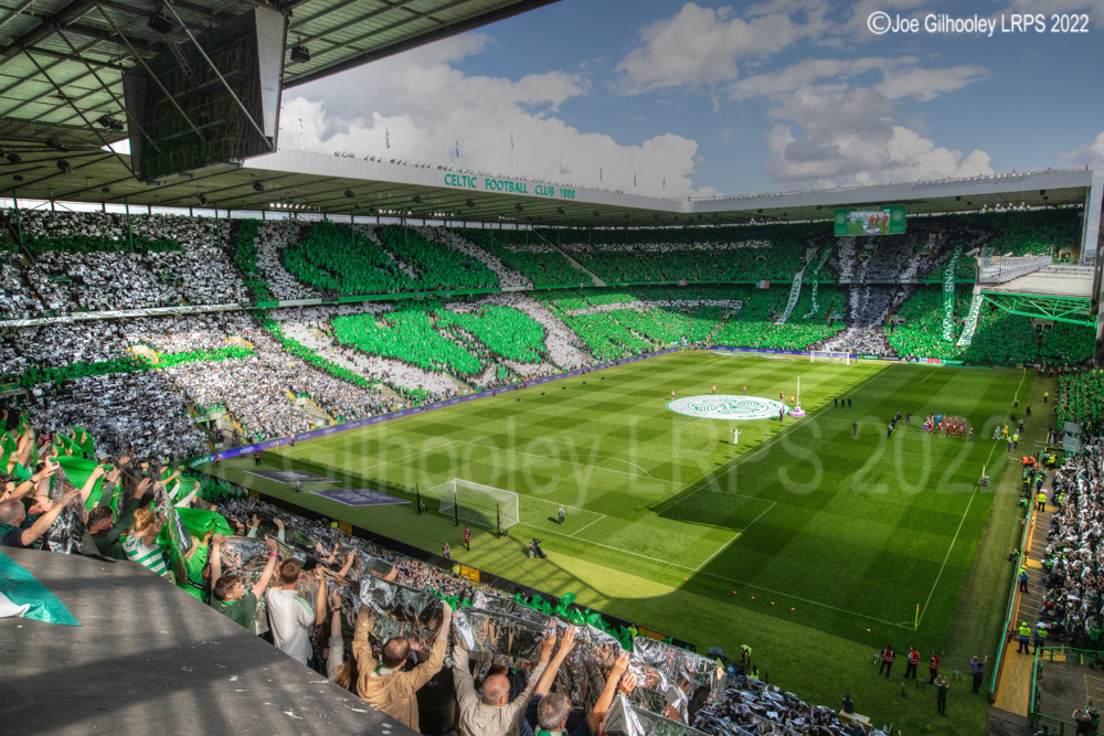 Celtic Park Tifo Display