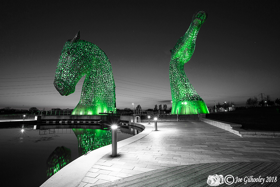 Colour Popping The Kelpies