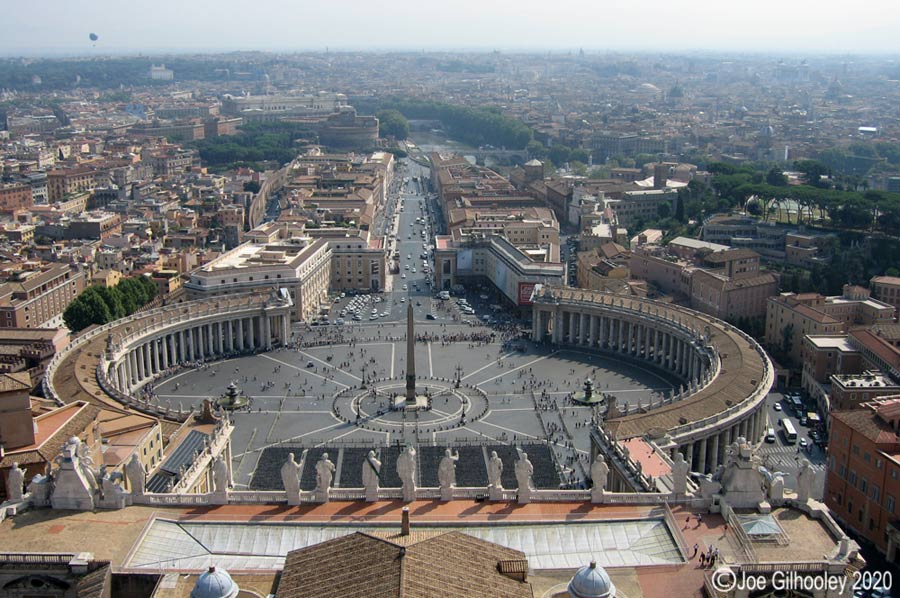 From top of Basilica in St Peter's Square with a 7.1 megapixels camera in 2005