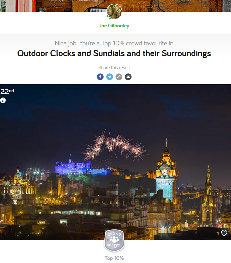Outdoor Clocks & Sundials and their Surroundings - Photocrowd Competition