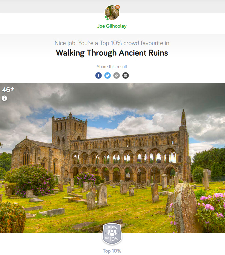 Walking Through Ancient Ruins - Photocrowd Competition