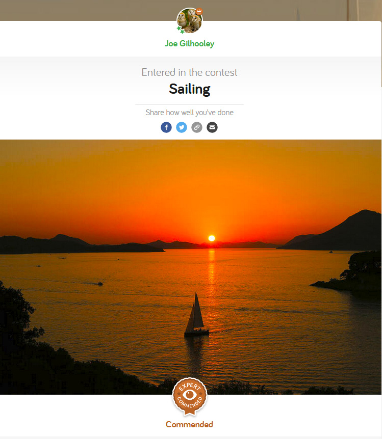 Sailing - Photocrowd Competition