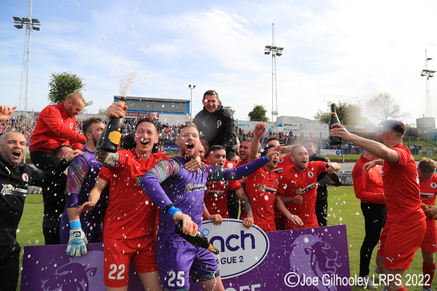 Cowdenbeath v Bonnyrigg Rose . The full time celebrations 
